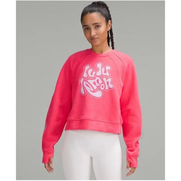 Scuba Glaze Pink Embroidered Scuba Pullover Size XS/S - Picture 1 of 3
